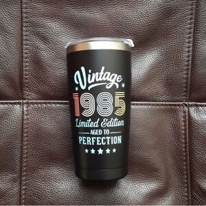 Vintage 1985 20 Oz Stainless Steel Insulated Coffee Mug Tumbler Cup